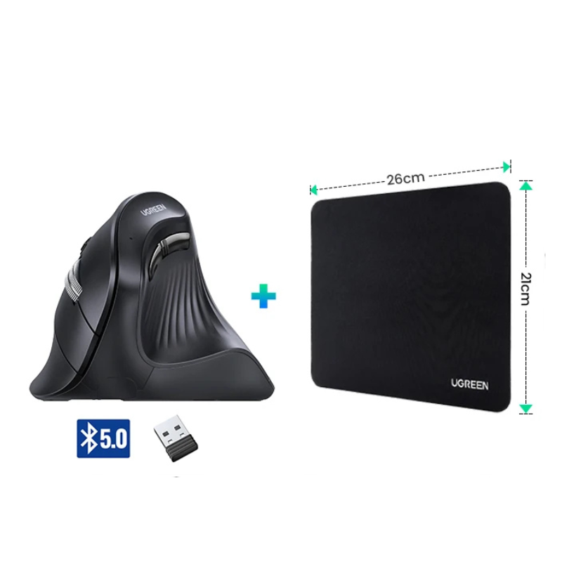 Souris ergonomique verticale – Confort naturel, posture alignée et productivité durable