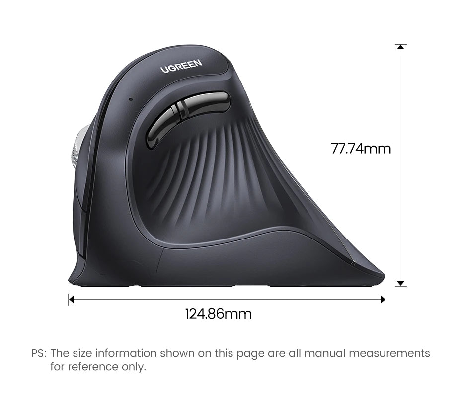 Souris ergonomique verticale – Confort naturel, posture alignée et productivité durable