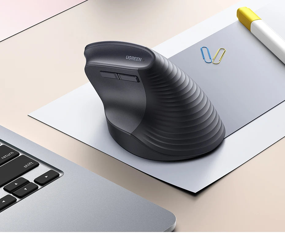 Souris ergonomique verticale – Confort de travail, posture naturelle et productivité en télétravail